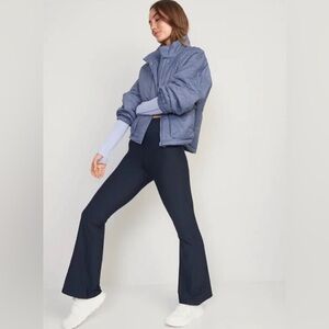 NWT! Navy Extra High-Waisted PowerSoft Flare Pants for Women - Multiple Sizes💛